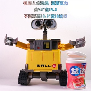 正版迪士尼機器人總動員WALLE瓦力EVA多錶情變化模型擺件玩具手辦