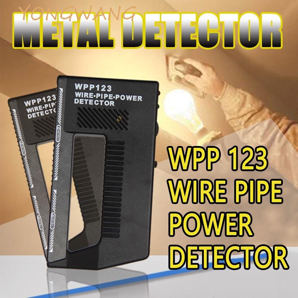 YONGWANG電線管功率檢測儀,WPP123高靈敏度牆壁探測器掃描儀,便攜的DIY工作耐用的金屬探測器