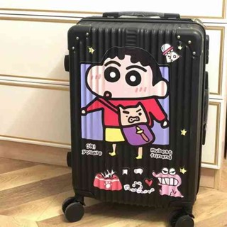 貼紙 行李箱貼紙 小新卡通行李箱防拿錯貼紙女生大號防丟標識牌貼紙防水不留膠裝飾