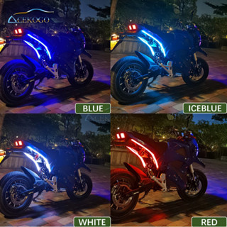 ACEKOGO 2pcs Drl 用於汽車 LED 燈條日間行車燈柔性防水燈條 12V 汽車配件汽車頭燈