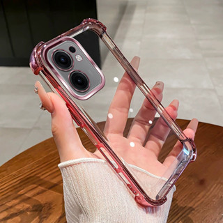 新款 OPPO Reno 13F 5G TPU 手機殼 2025 防震新設計高級透明手機殼時尚外殼
