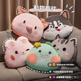 新品 免運🎀卡通暖手可愛抱枕女生學生辦公室床上鼕季午睡靠墊枕頭