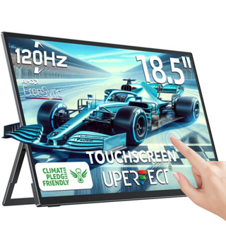 完美 18.5 英寸 120HZ 觸控式螢幕便攜式顯示器電腦遊戲顯示器 1080P FreeSync IPS HDR 筆記本