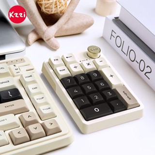 🌹臺灣現貨🌹KZZI珂芝 K20數字小鍵盤三模機械鍵盤女生辦公CAAC專用數字鍵盤