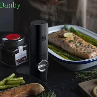 ADANBY香料研磨器,粗細可調省力省力電動鹽胡椒研磨機,廚房工具可充電式自動手持式胡椒磨廚師