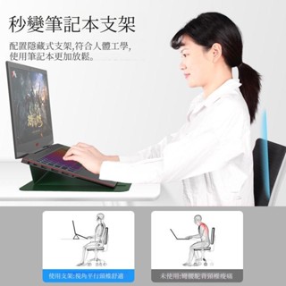 超薄防水可摺疊3折支架筆電包/內袋4件組-通用款大容量 筆電支架 電腦包 內袋 收納華為MateBook14內袋聯想小新