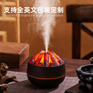 火燄加濕器空氣霧化器臥室用小型迷你靜音家用usb便攜
