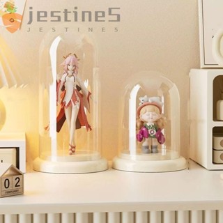 JESTINE玩偶收納盒,大容量透明的單人娃娃展示架,DIY手作防水的防塵的動漫人物模型盒玩具