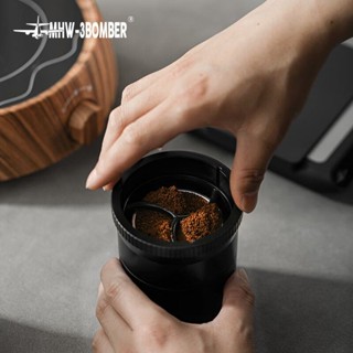 摩卡壺佈粉器 摩卡壺旋風佈粉器 佈粉神器 咖啡器具 可調意式咖啡壓粉器配件