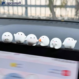 [OMALL] 3Pcs/6Pcs 迷你可愛汽車中控臺擺件微型動物螢幕裝飾汽車內飾配件 A7B3