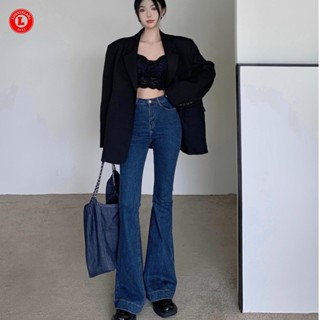 PinkBerry牛仔長褲 2色 美式牛仔褲 牛仔褲女 喇叭牛仔褲 顯瘦牛仔褲 微喇叭褲 復古牛仔褲 喇叭褲 牛仔褲