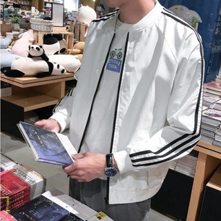 boy男士外套春秋季新款韓版潮流帥氣球服外套薄款休閒工裝夾克20250513