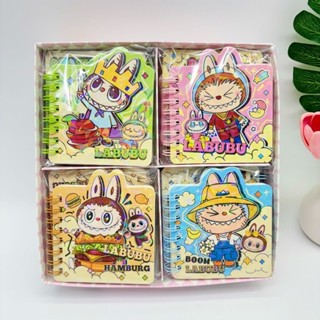 拉布布筆記本可愛迷你隨身卡通線圈口袋記事本小學生本子禮物便攜