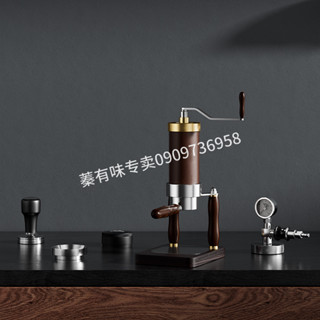 【Smallxi臺中專營】臺灣110V/220V商用阿萊蔓氣動咖啡機小型家用 手動壓意式濃縮戶外便攜阿萊曼手搖炮