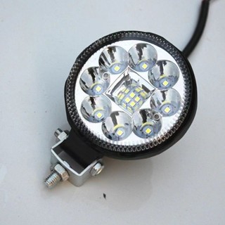 電動車燈led強光超亮機車射燈三輪車前轉向燈12v80v通用自裝燈