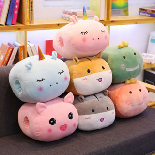 暖手枕 貓爪暖手寶 可愛抱枕 保暖手套 暖手抱枕 暖手寶 暖手 抱枕 抱枕套 豬豬暖手捂兔子毛絨玩具女生睡覺長條夾腿抱枕