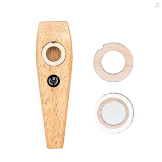 木製 Kazoo 木管樂器非常易於學習和演奏樂器音樂派對禮物,適合所有年齡段的兒童成人