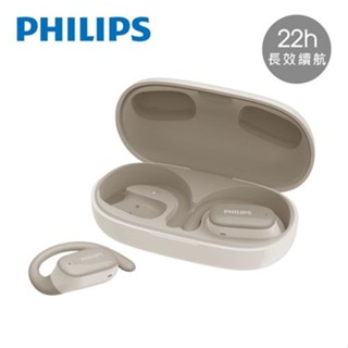 PHILIPS 飛利浦 22h長續航氣傳導真無線運動耳機 白色 (TAT3708WT)原價2490(省510)