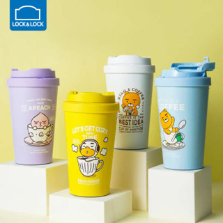 樂扣杯 樂扣樂扣 樂扣水壺 樂扣樂扣保溫杯KAKAO杯子不鏽鋼咖啡杯隨行水杯便攜大容量口徑冷