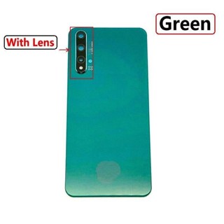 XZ9C &適用於華為 Nova 5T 電池後蓋後門 3D 玻璃面板 Nova5T 電池外殼相機鏡頭膠更換&