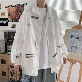 夏季薄款防曬服男士潮流ins立領夾克外套男生休閒情侶球服上衣20250513