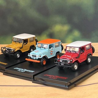 HobbyFans 1:64 豐田酷路澤FJ40越野車模擬合金汽車模型收藏擺件