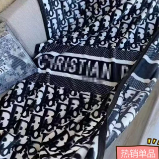 潮牌外貿毛毯法蘭絨毯子大牌爆款金貂絨毛毯辦公室午休蓋毯單人雙人蓋毯車用毛毯