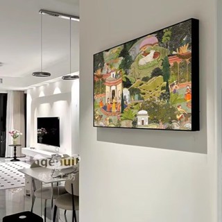 40x30x0.9cm 中古風藝術裝飾掛畫兒童房客廳臥室佈置裝飾畫牆海報牆藝術畫背景牆掛畫