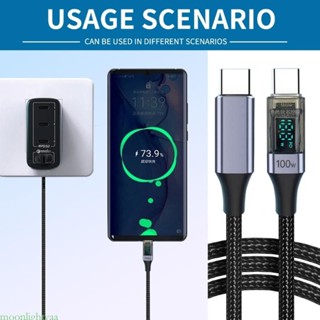 Moonlightyaa USB C 轉 USB C 電纜 C 型充電電纜,適用於筆記本電腦手機平板電腦更多