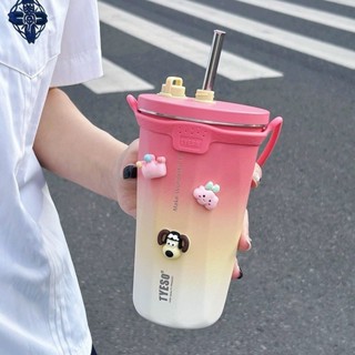 TYESO不鏽鋼保溫杯咖啡杯560mL｜冰霸杯 隨行咖啡杯 環保杯 飲料杯2F-X0324 4I