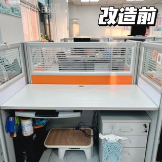 熱賣❤️ 老破小工位改造神器女生辦公室辦公桌佈置收納好物轉角桌面置物架