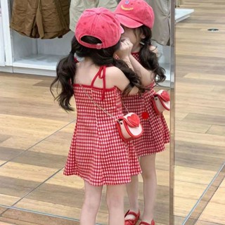 【現貨熱賣】童裝女童公主風吊帶洋裝2025夏季新款寶寶女孩無袖背心裙子夏裝