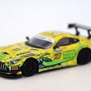 Para64合金車 1/64 AMG GT3 FIA 賓士賽車模型澳門站玩具精品擺件