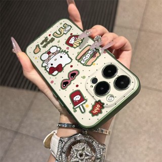 殼殼國王 保護殼半透磨砂漢堡薯條墨鏡凱蒂適用於蘋果手機殼臺灣現貨手機殼16 pro Max-11系列