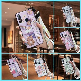 潮流創意HTC Desire 19 Plus/D19+手機殼指環青春散熱質感支架男女款掛繩趣味情侶新款個性簡約卡通軟殼