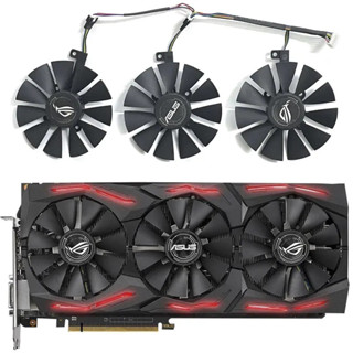 全新 87MM Pld09210s12m Pld09210s12hh 冷卻風扇適用於華碩 Strix GTX 1060