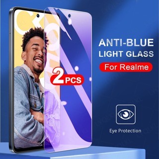 Realme C55 10 Pro + Plus 5G 鋼化玻璃防藍光螢幕保護膜 2 件