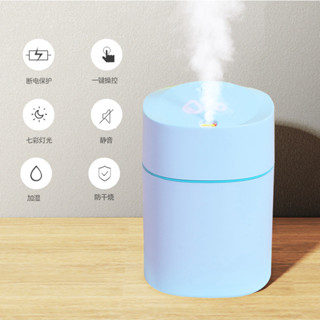 加濕器臥室用小型usb桌麵氛圍燈迷你加濕器夜燈靜音