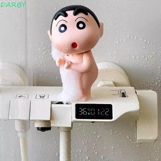 DARBY蠟筆小新人物,大象PVC娃娃野原新之介手辦,Q版雕像模型玩具沐浴陪伴玩具玩具禮品