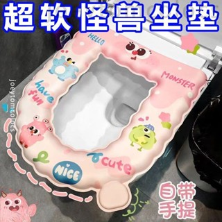 【馬桶坐墊】加厚坐墊u型大口徑 冬季馬桶坐墊 卡通防水加厚坐墊 免洗家用加厚馬桶坐墊 u型馬桶坐墊大口徑
