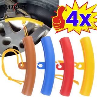 1/2/4 件易於安裝保護輪胎輪轂 - 汽車輪輞保護器 - 通用、抗磨損、便攜式 - 摩托車汽車輪胎維修配件