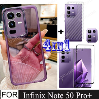 4 合 1 Infinix Note 50 Pro+ 防震手機殼適用於 Infinix Note 50X Note 50