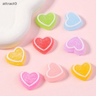 ATTACT 10 件卡通愛心可愛樹脂系列首飾製作 DIY 家居生活裝飾品 TW
