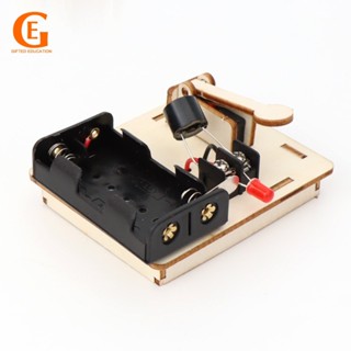 GIFTED EDUCATION DIY 電報玩具模型木製益智拼圖 STEM 電路物理科學實驗材料套件