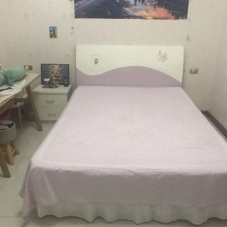 公主風白色床裙不帶面遮醜床圍荷葉邊床裙花邊床板床架鬆緊裙公主風白色床裙無床罩醜床圍20241129