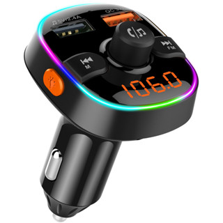 車載新款FM發射器車載MP3播放器QC3.0快充
