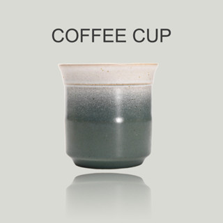 手持陶瓷咖啡杯 190ml 復古風格濃縮咖啡品嚐杯水杯功夫茶杯
