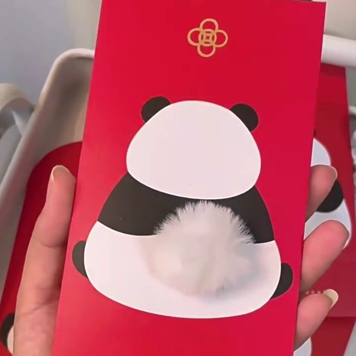 【免運】 龍年紅包 2024熊貓利是封 過年 春節 卡通 創意 立體 拜年 壓歲包 新年禮盒 吉祥物 小懶貓&雜貨鋪