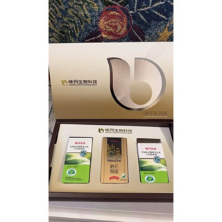 味丹生技天然綠藻錠（純素）+納豆賜康禮盒未拆封