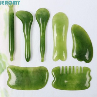 JEROMY刮痧板皮膚提升美除皺劑樹脂物理治療護膚工具婦女SPA按摩梳子面部按摩器